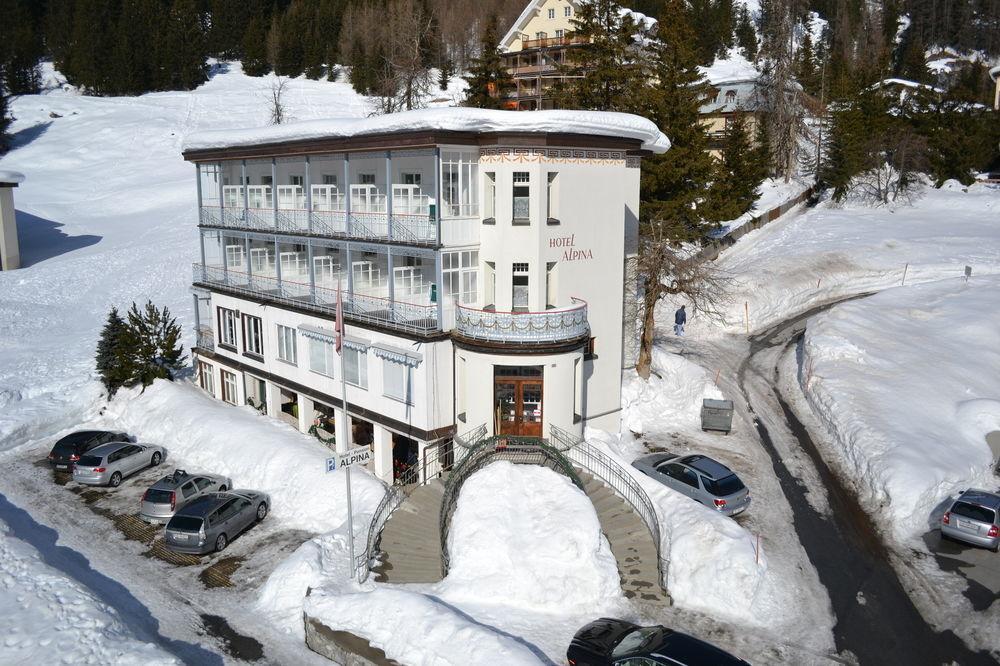 Hotel Alpina Davos Bagian luar foto