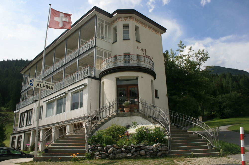 Hotel Alpina Davos Bagian luar foto